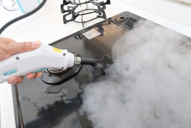 高温スチームクリーニング使用イメージ